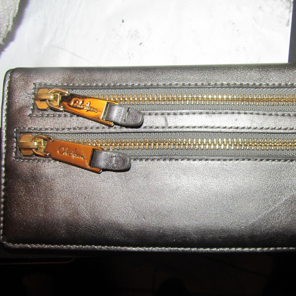Cole Haan Metallic Leather Wallet